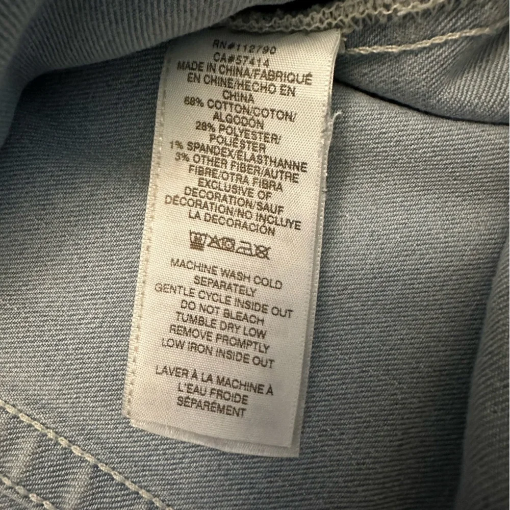 True Religion Jimmy SN Trucker Jacket Light Showers‎ Blue Fade Mens Medium NWT